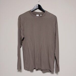 Aritzia tna turner taupe Asher long sleeve top sz s medium worn once